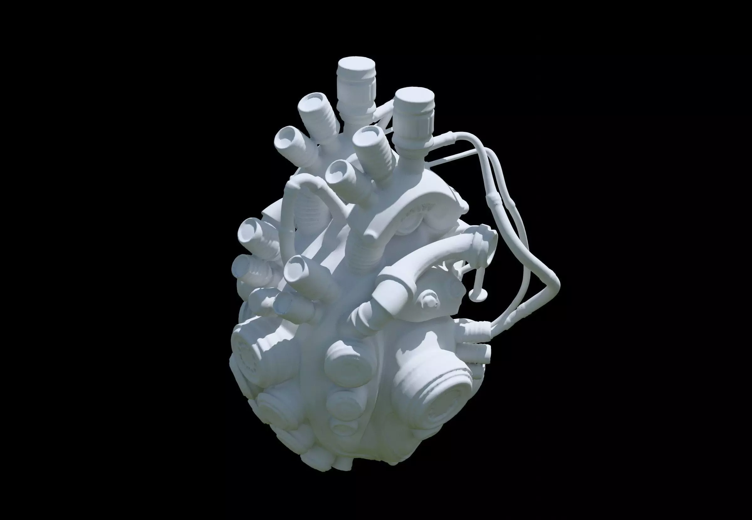 mechanical heart 3D model_9