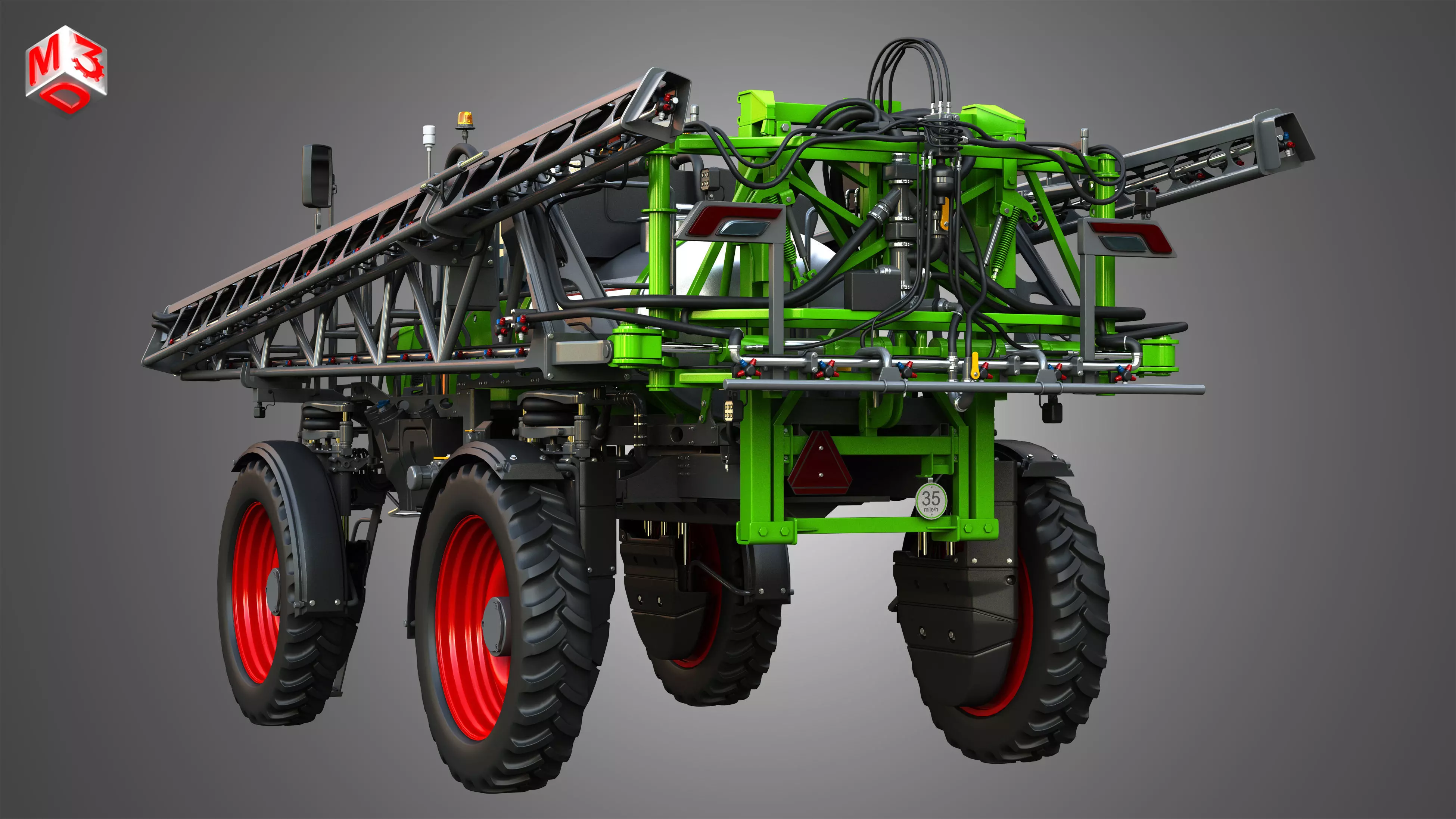 Rogator 900 Series Sprayer 937H 3D model_21