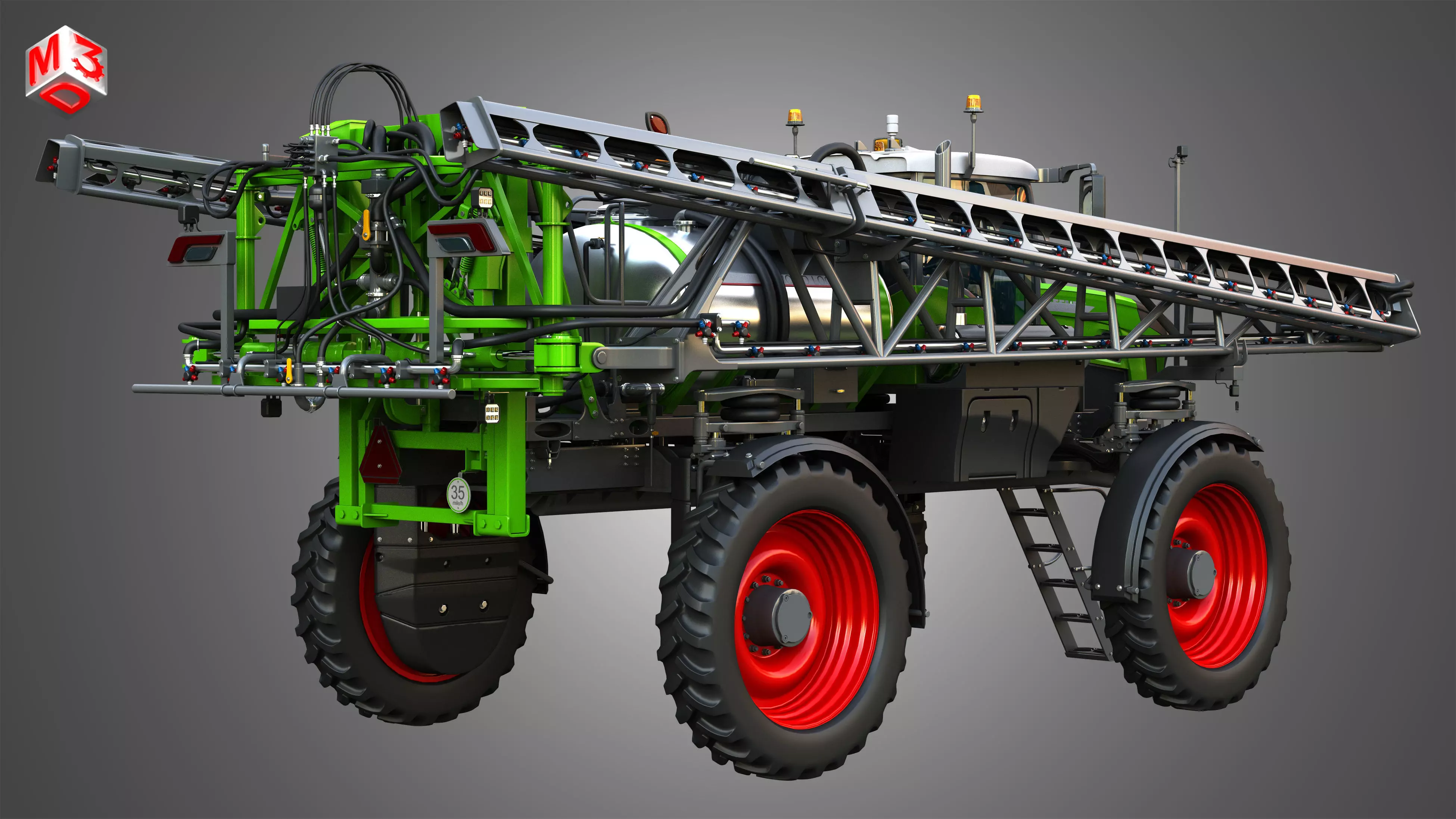 Rogator 900 Series Sprayer 937H 3D model_4