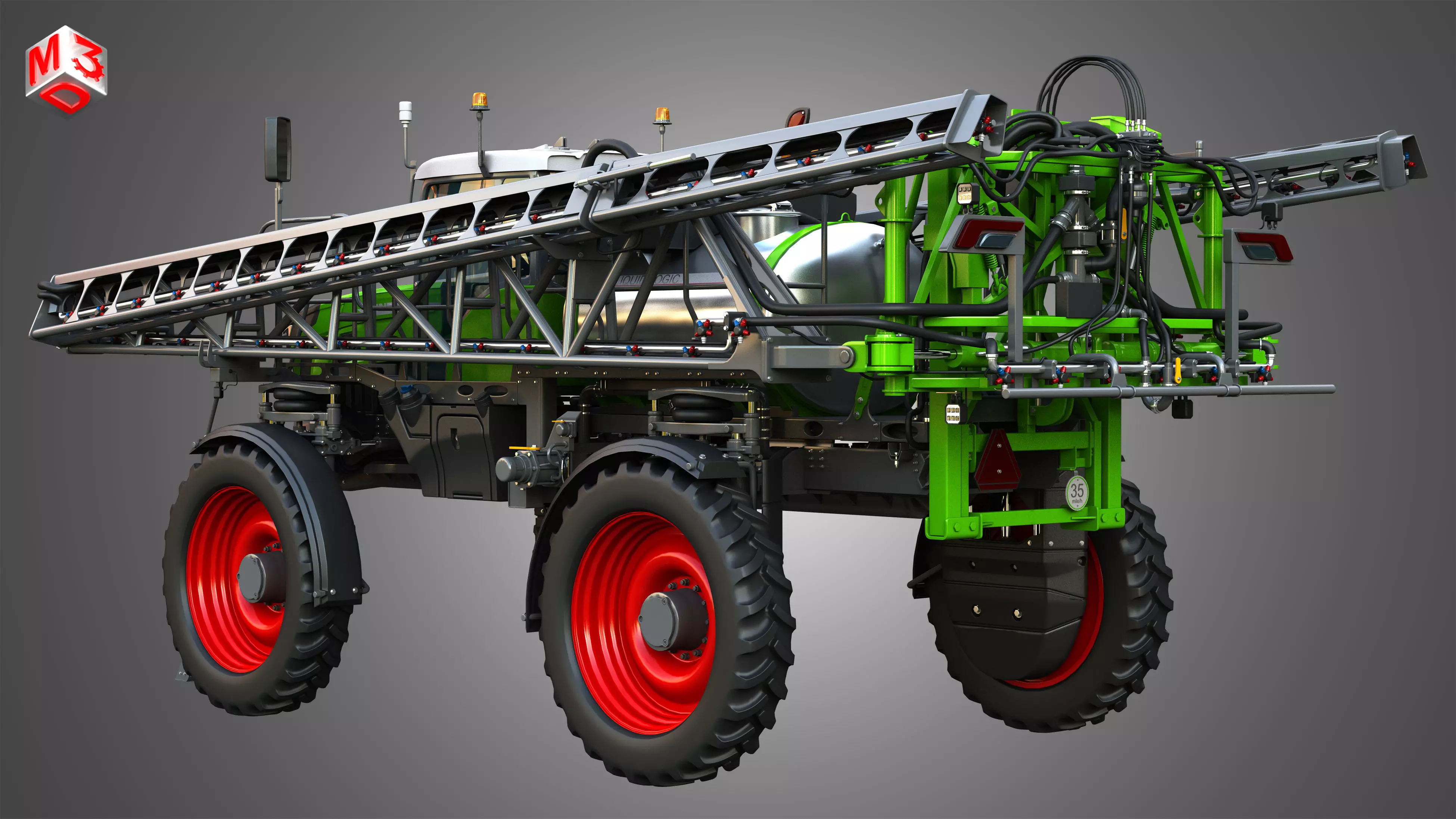 Rogator 900 Series Sprayer 937H 3D model_9