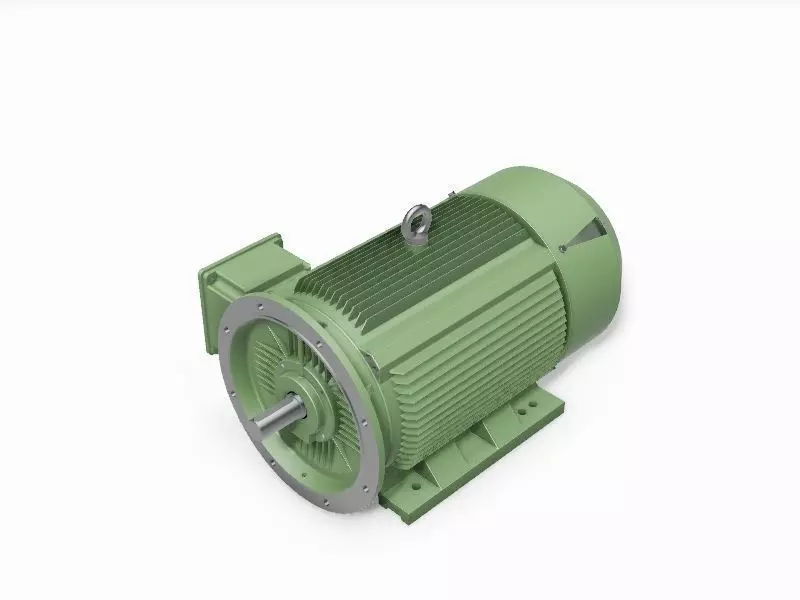 315M B35 Left 2 Pole IEC electric motor - 3D CAD model 3D model