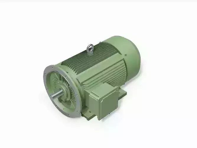 315M B35 Right 2 Pole IEC electric motor - 3D CAD model