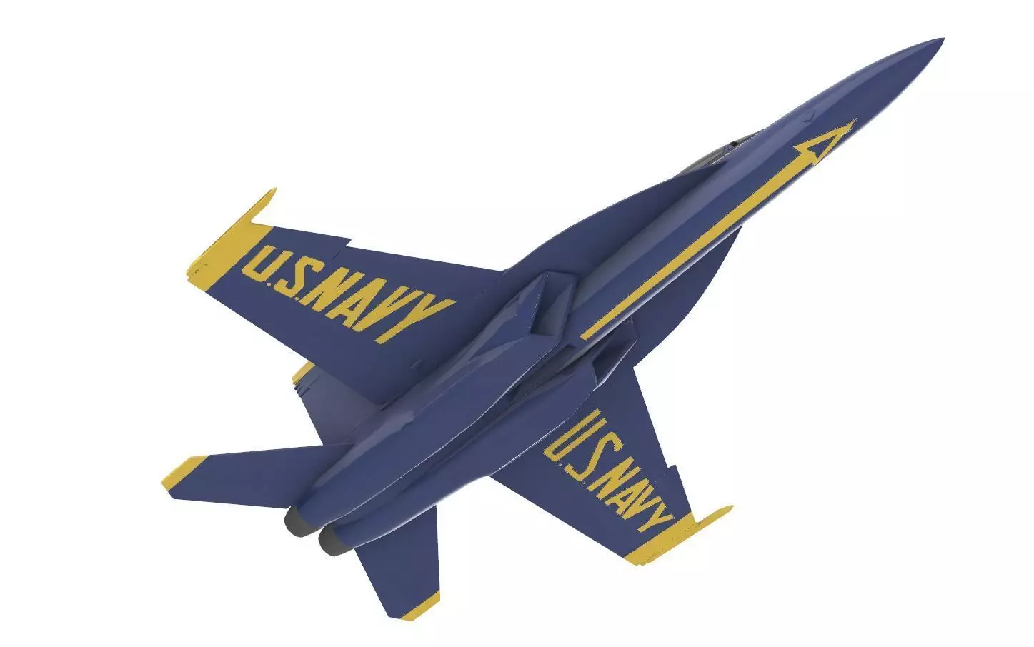 FA-18 Super Hornet US Navy  Blue Angels 3D print model_17