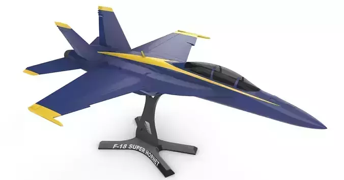 FA-18 Super Hornet US Navy  Blue Angels 3D print model