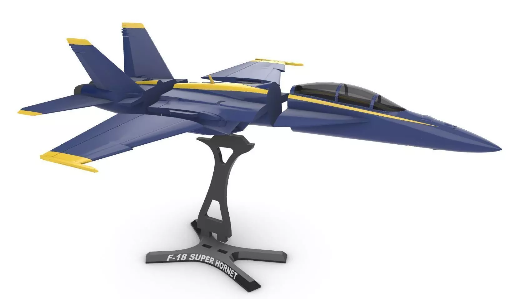 FA-18 Super Hornet US Navy  Blue Angels 3D print model_10
