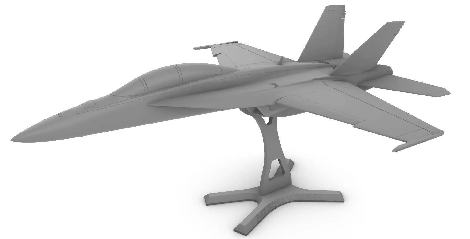 FA-18 Super Hornet US Navy  Blue Angels 3D print model_6