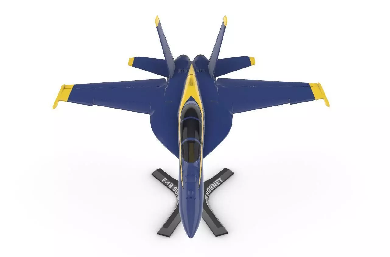 FA-18 Super Hornet US Navy  Blue Angels 3D print model_1