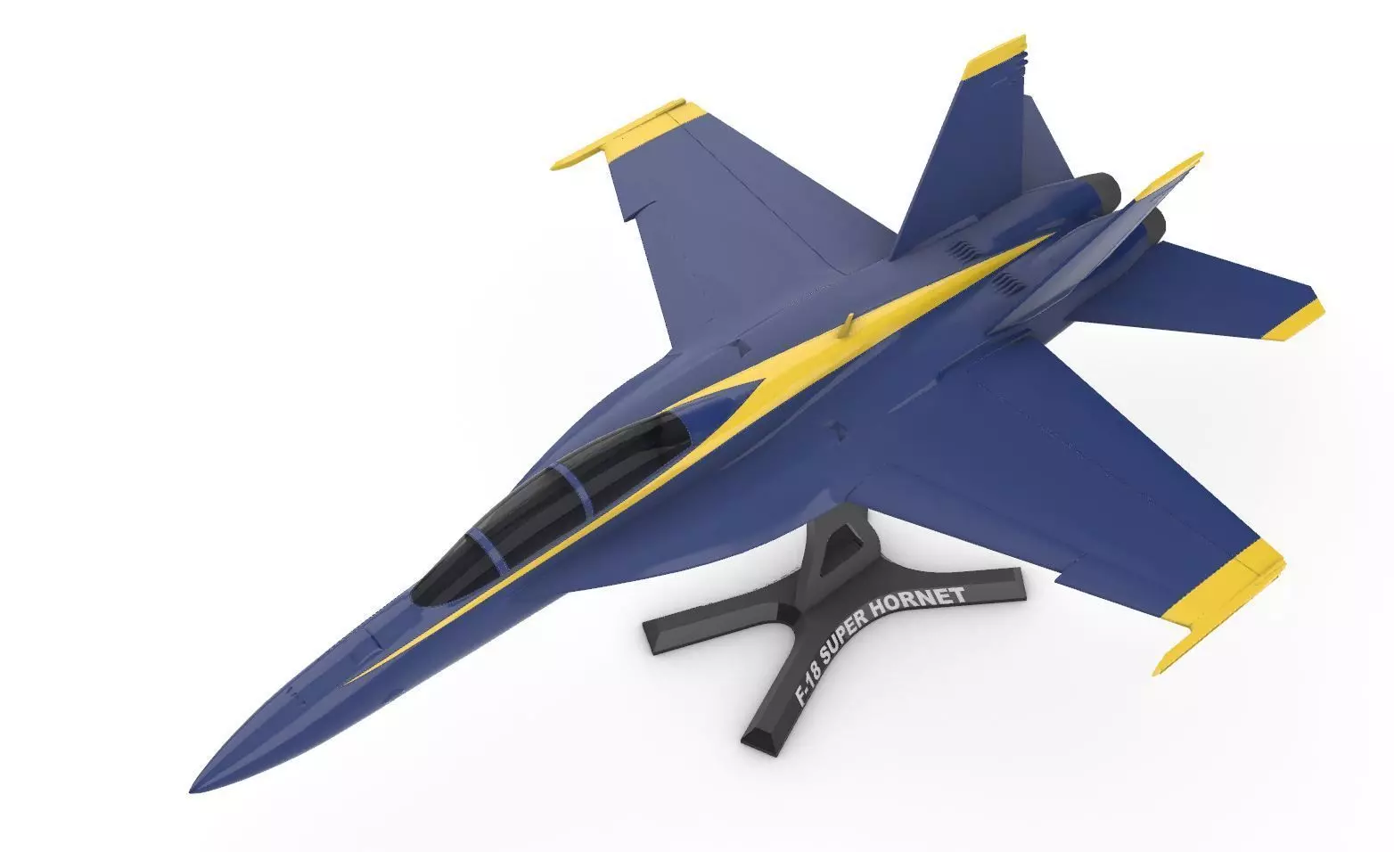 FA-18 Super Hornet US Navy  Blue Angels 3D print model_15