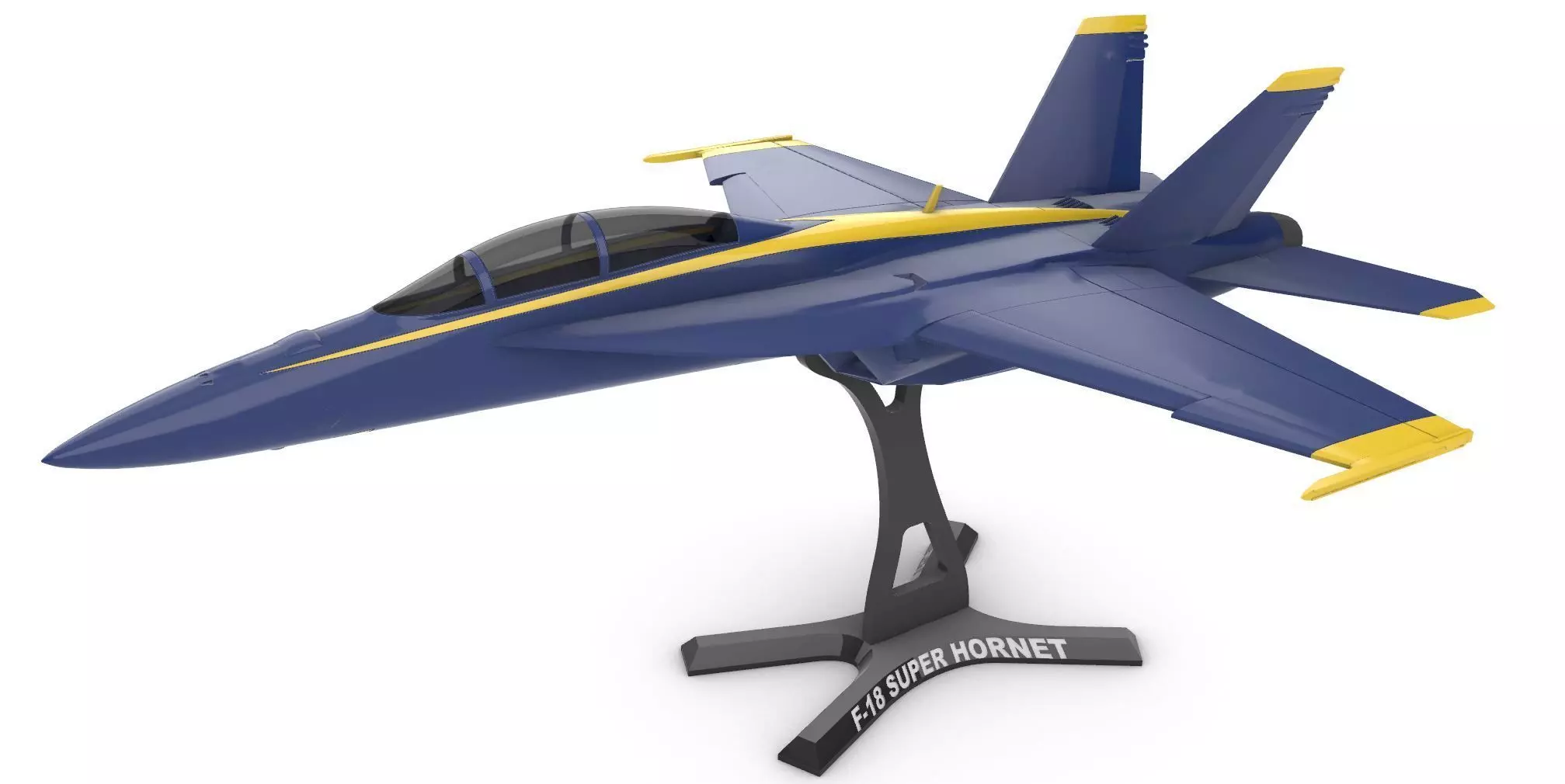 FA-18 Super Hornet US Navy  Blue Angels 3D print model_16