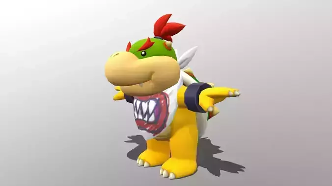 Koopa JR Low-poly 3D model