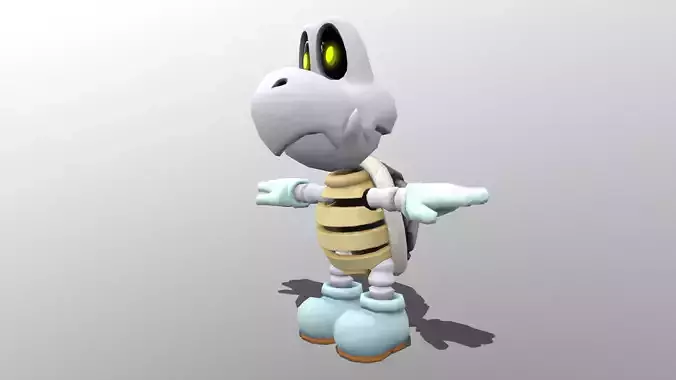 Karon Low-poly 3D model