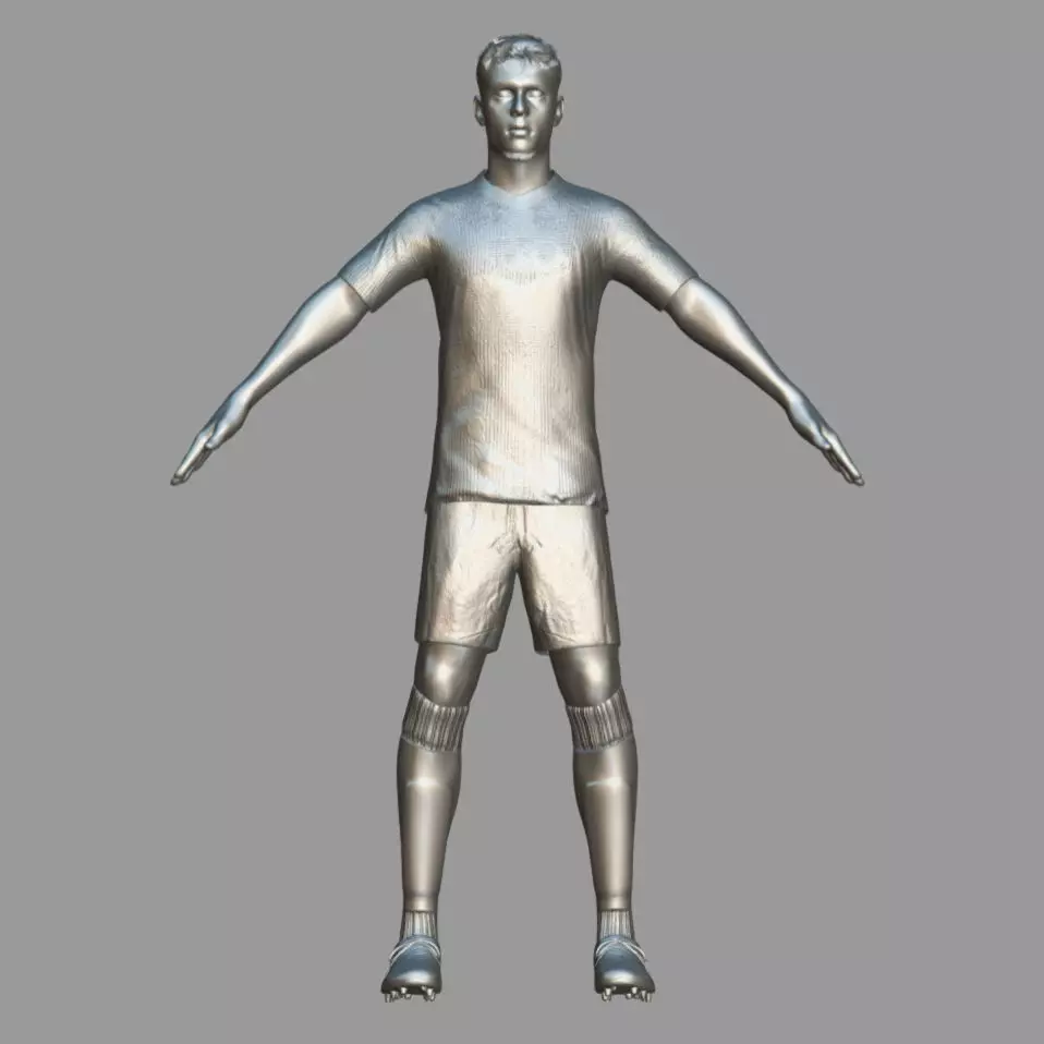 T-Pose Rigged Pavlovic Bayern Munich 24-25 3D model_3