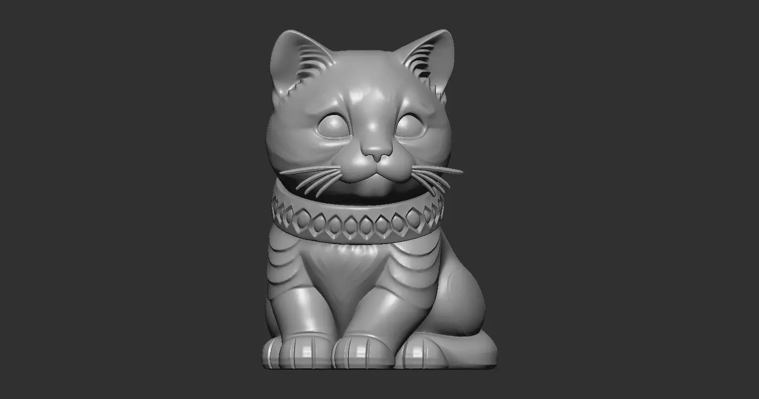 Cat Cute 2 3D print model_5