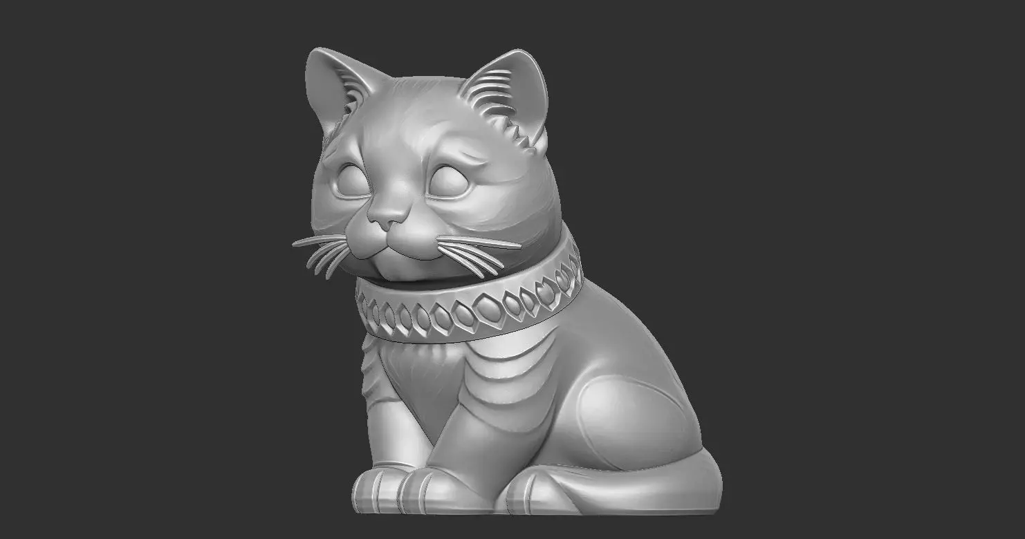 Cat Cute 2 3D print model_6