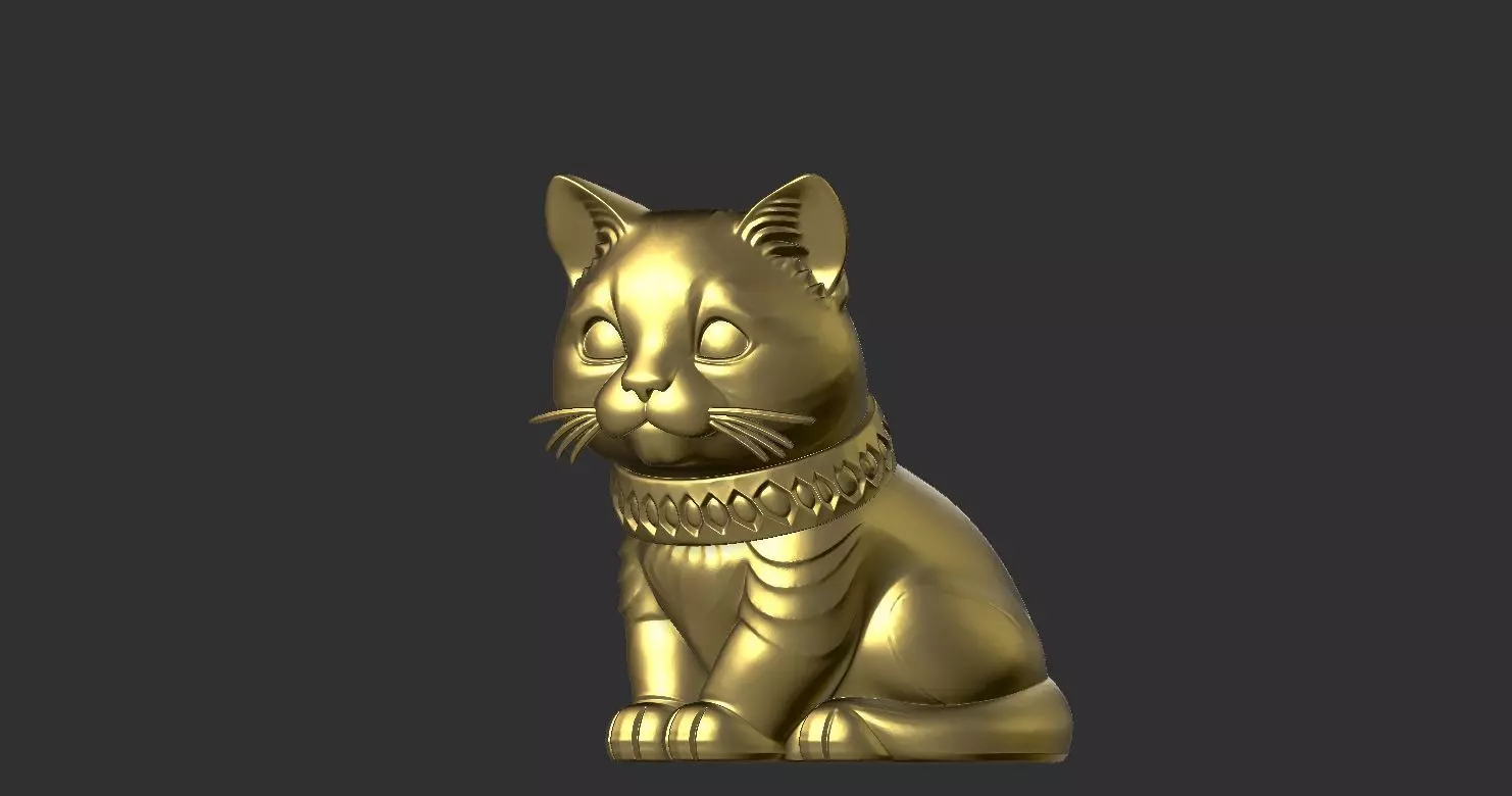 Cat Cute 2 3D print model_7