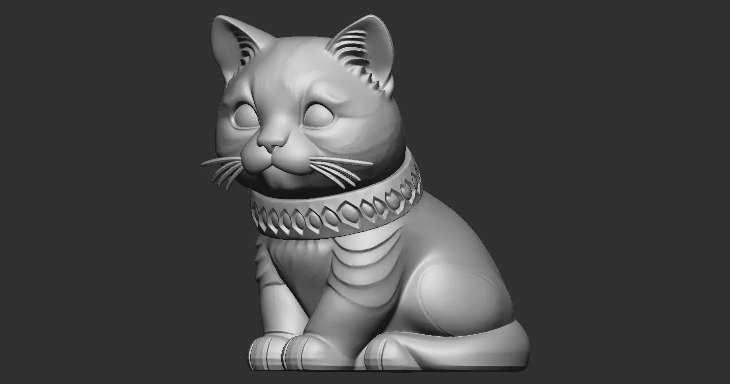 Cat Cute 2 3D print model_0