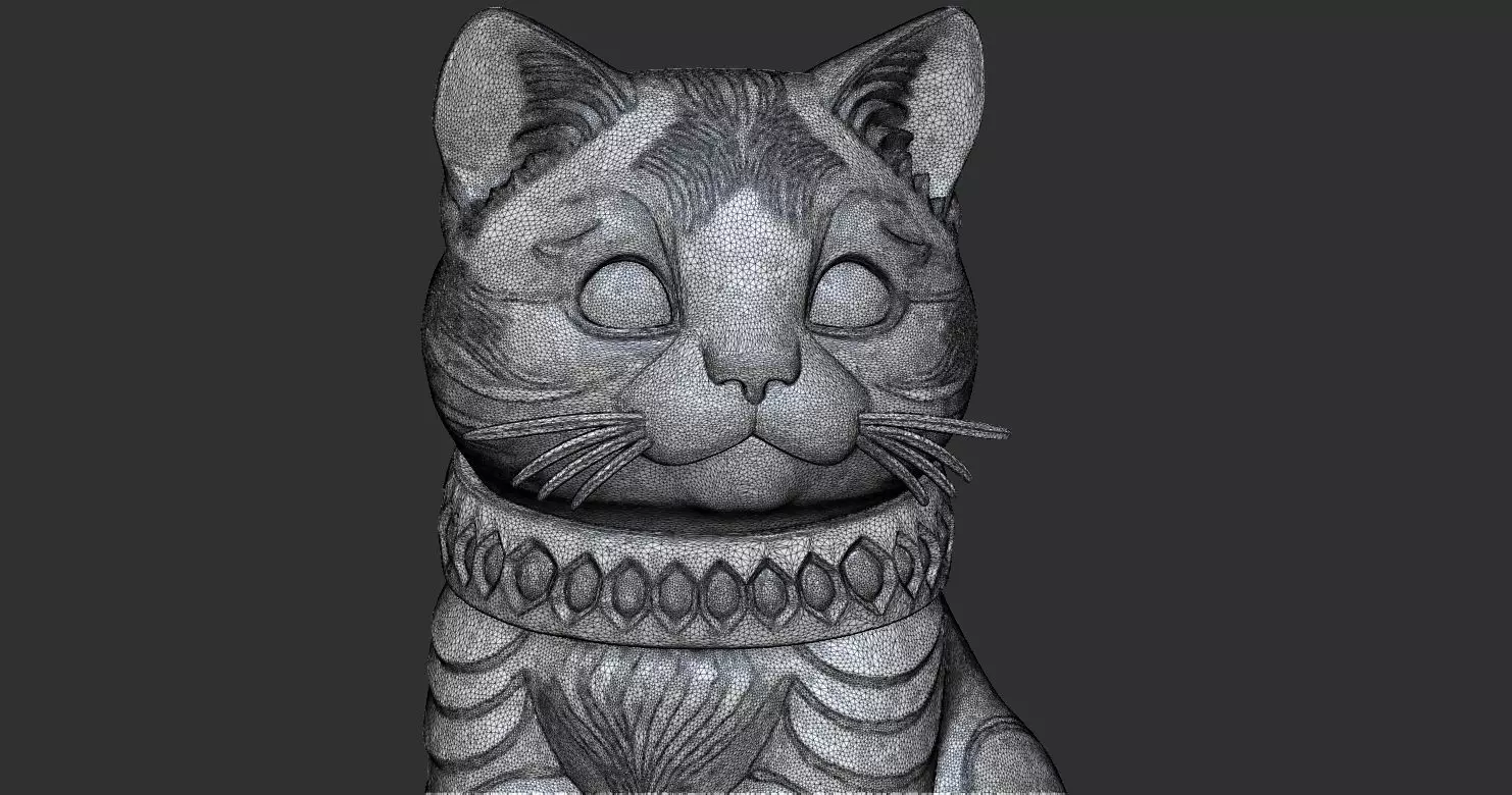 Cat Cute 2 3D print model_4