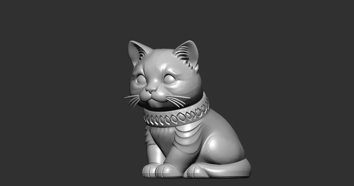 Cat Cute 2 3D print model_8