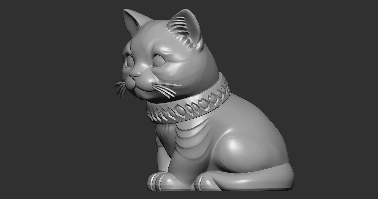 Cat Cute 2 3D print model_9