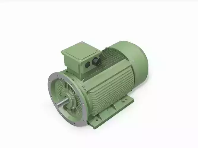 315M B35 Top 4-8 Pole IEC electric motor - 3D CAD model