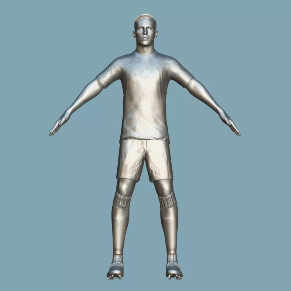 T-Pose Rigged Konrad Laimer Bayern Munich 24-25 3D model_3