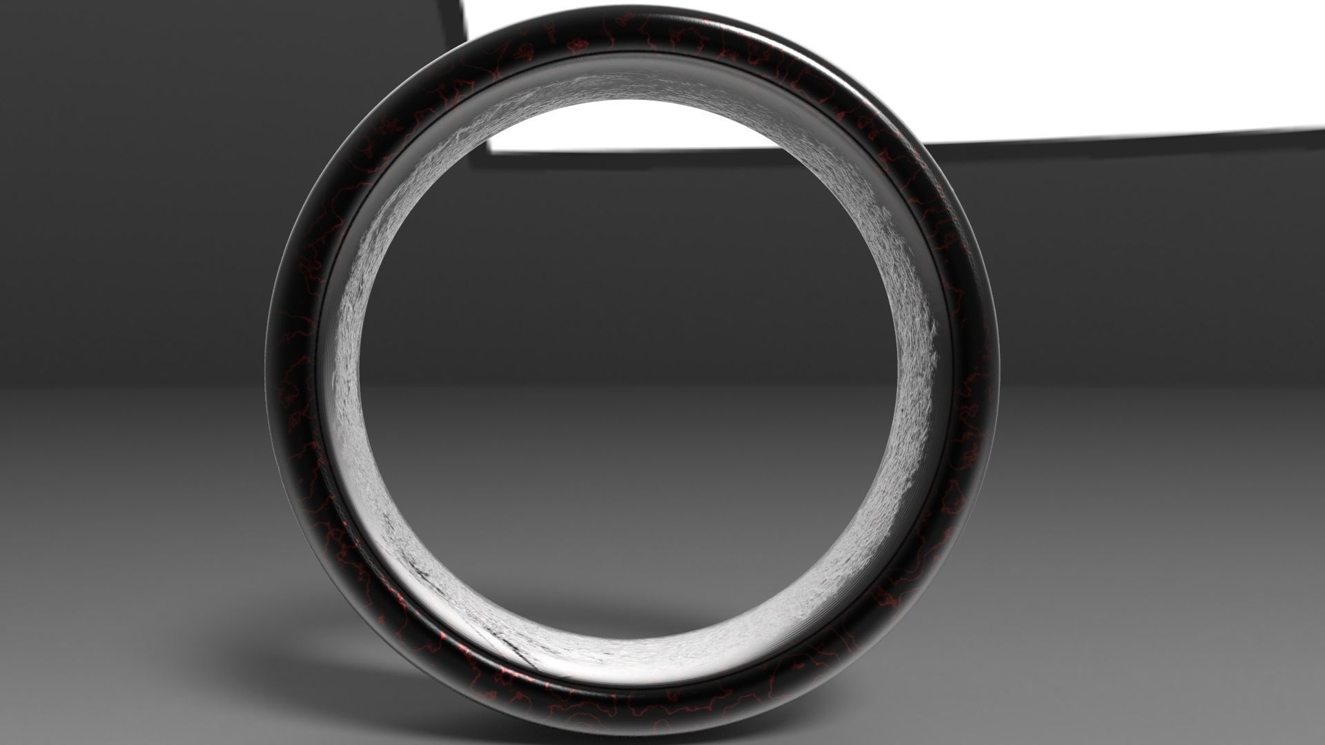 Scar Ring 3D print model_1