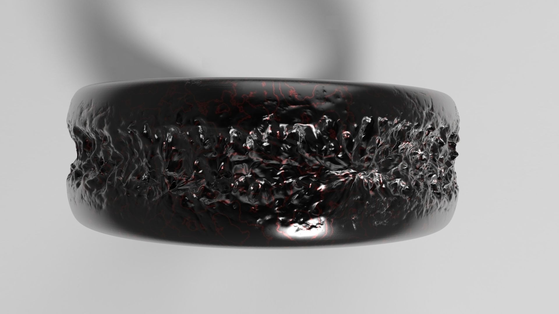 Scar Ring 3D print model_2