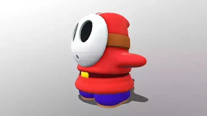 Heyho Low-poly 3D model