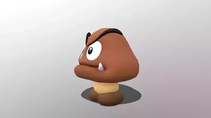 Kuribo Low-poly 3D model
