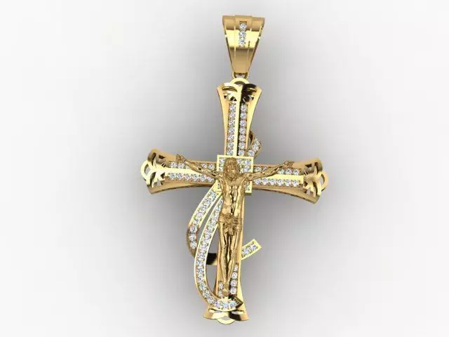 The Cross Pendant An Eternal Symbol in 3D Art 3D print model_1