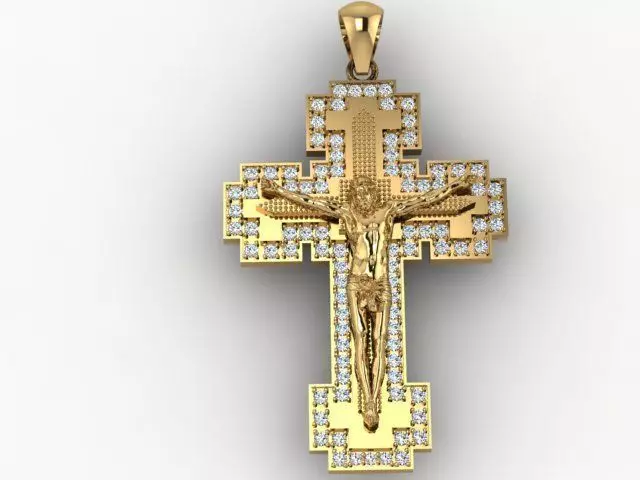 The Cross Pendant An Eternal Symbol in 3D Art 3D print model_6