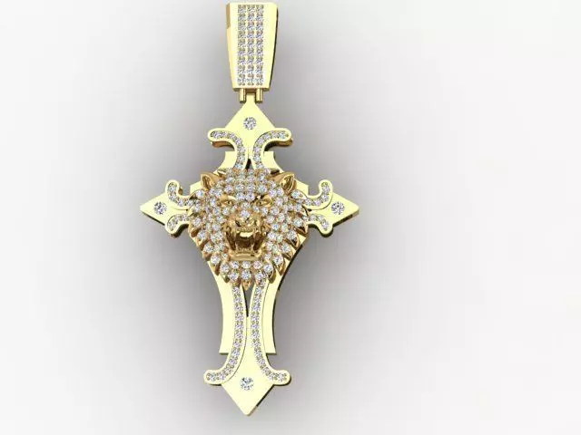 The Cross Pendant An Eternal Symbol in 3D Art 3D print model_3