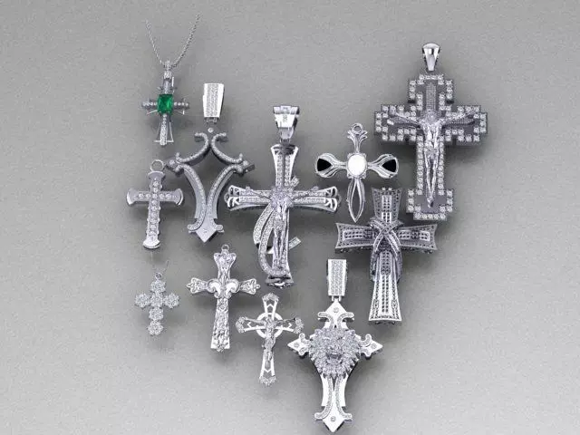 The Cross Pendant An Eternal Symbol in 3D Art 3D print model_5