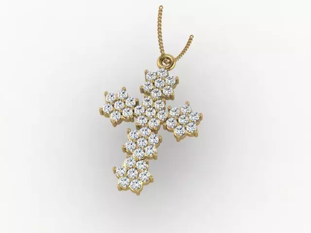 The Cross Pendant An Eternal Symbol in 3D Art 3D print model_11