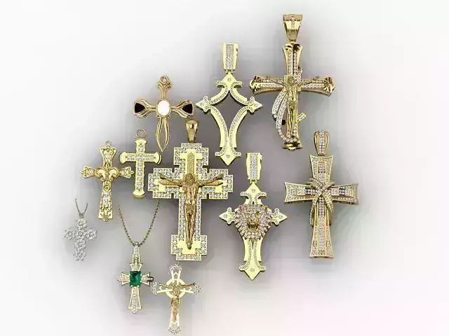 The Cross Pendant  An Eternal Symbol in 3D Art