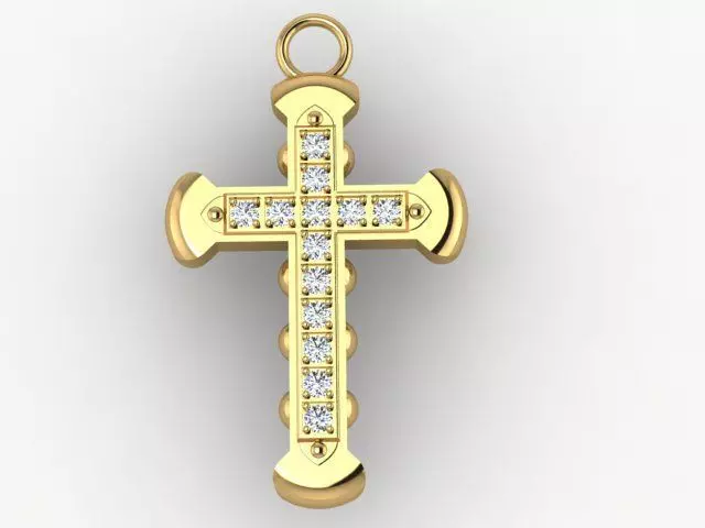 The Cross Pendant An Eternal Symbol in 3D Art 3D print model_9