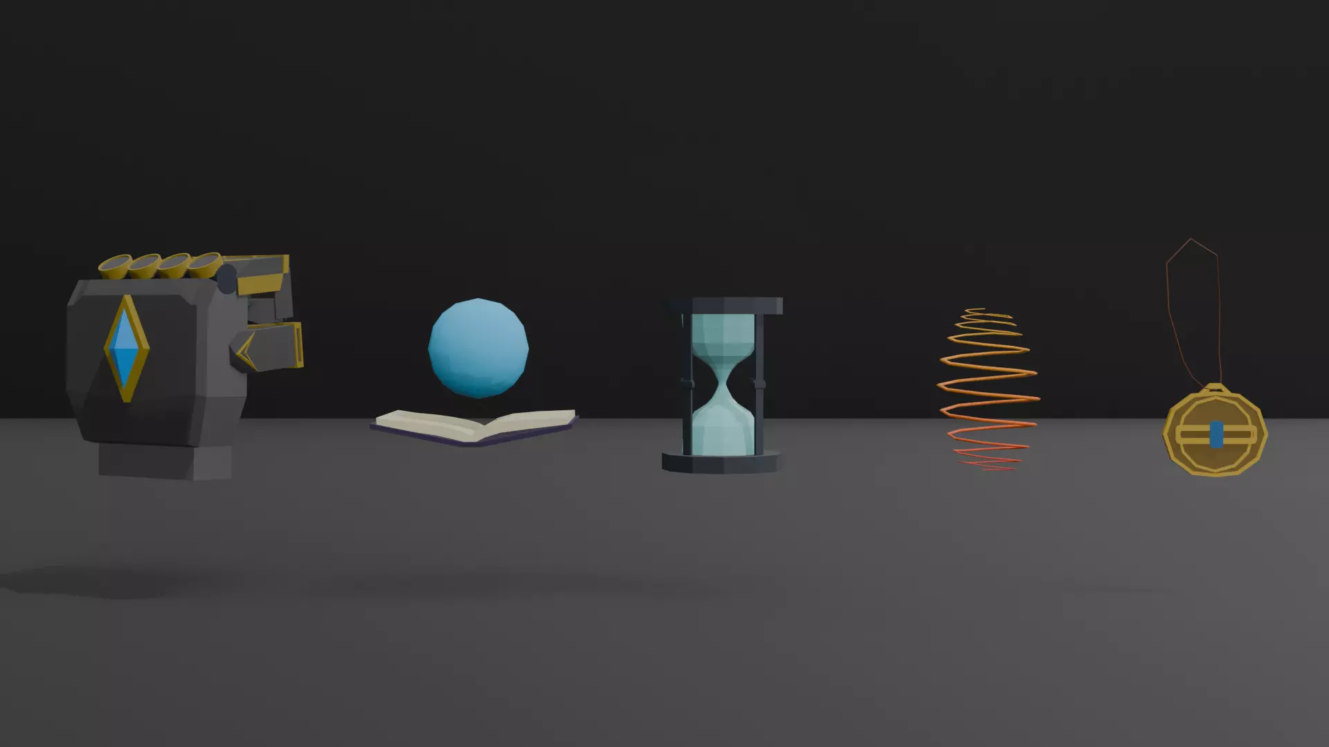 Low Poly Fantasy Props Pack Low-poly 3D model_4