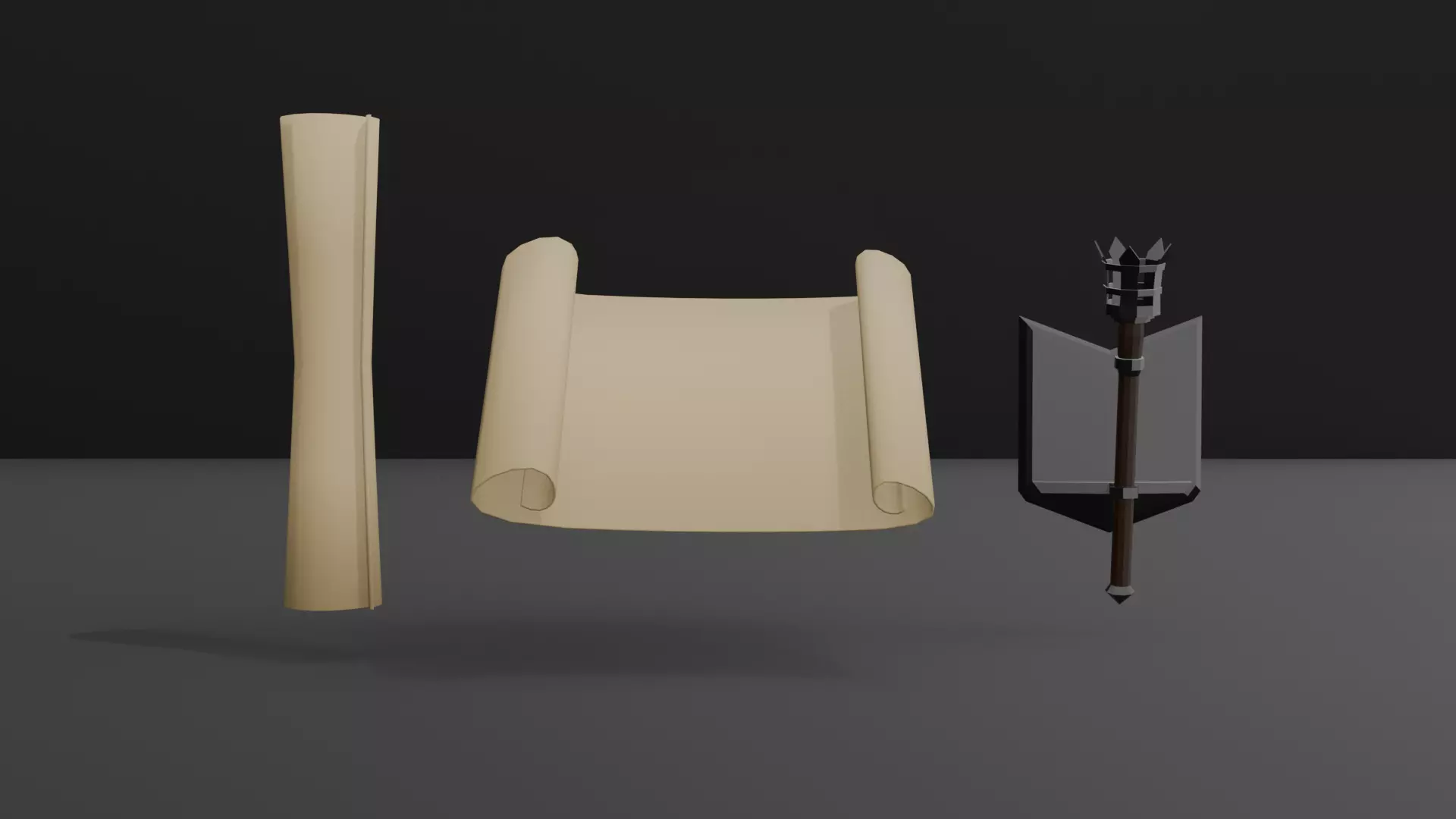 Low Poly Fantasy Props Pack Low-poly 3D model_5