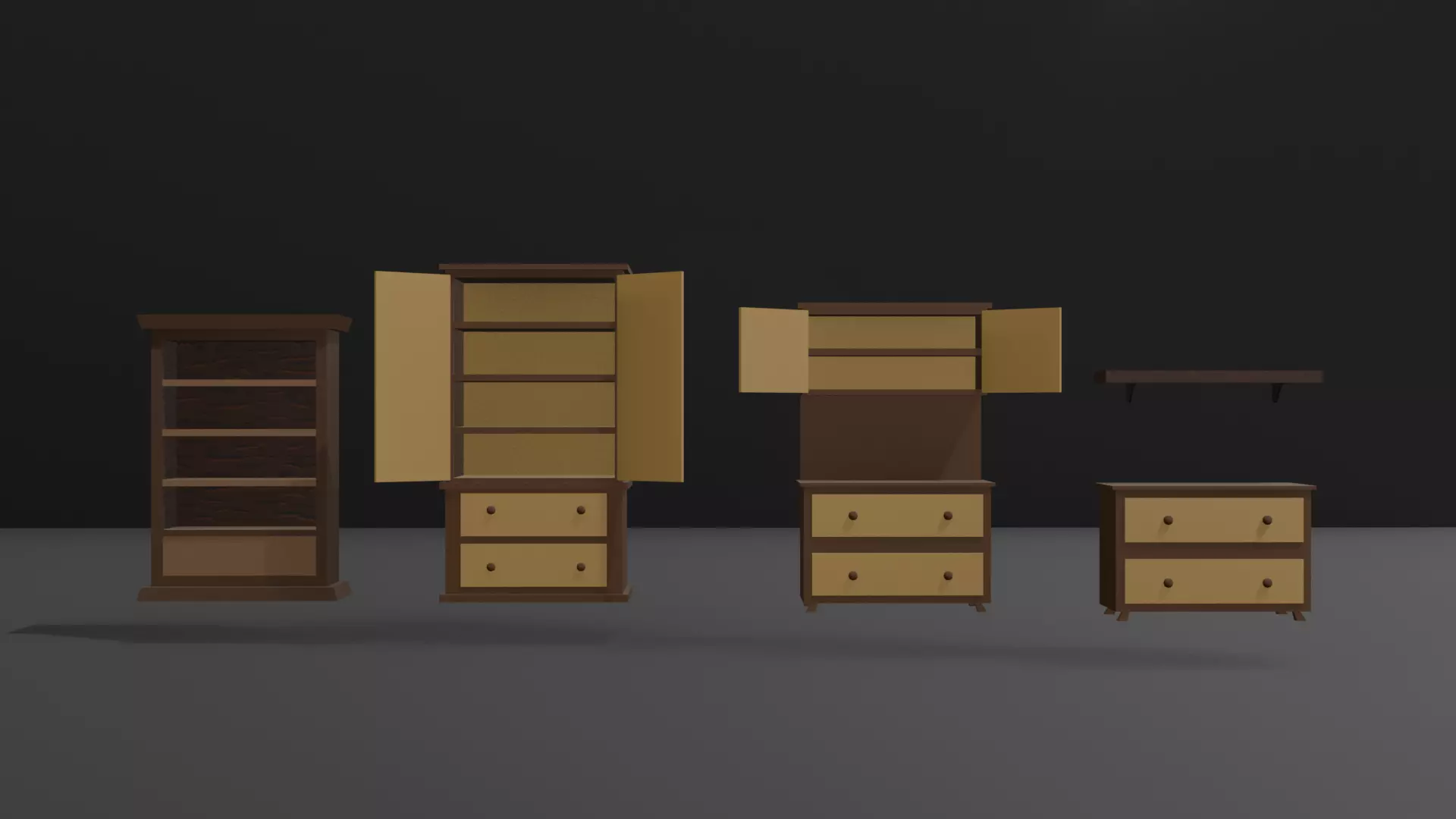 Low Poly Fantasy Props Pack Low-poly 3D model_7