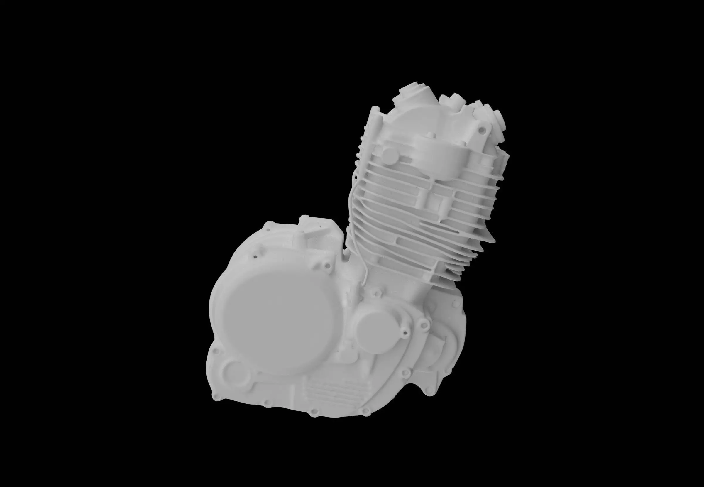 motorcycle engine 3D model_9