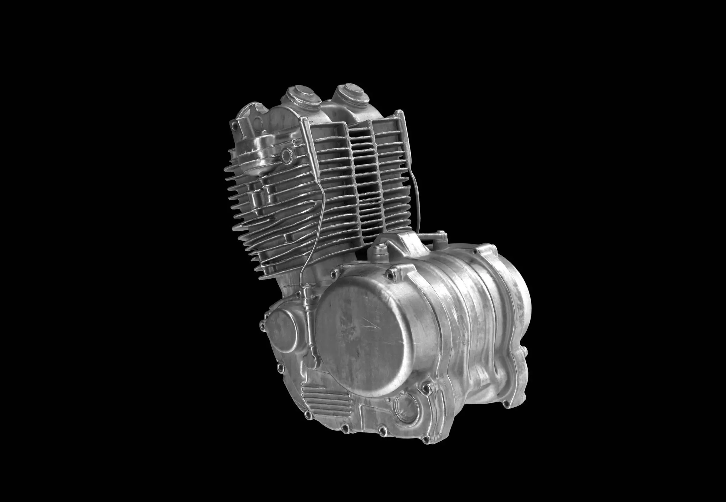 motorcycle engine 3D model_4