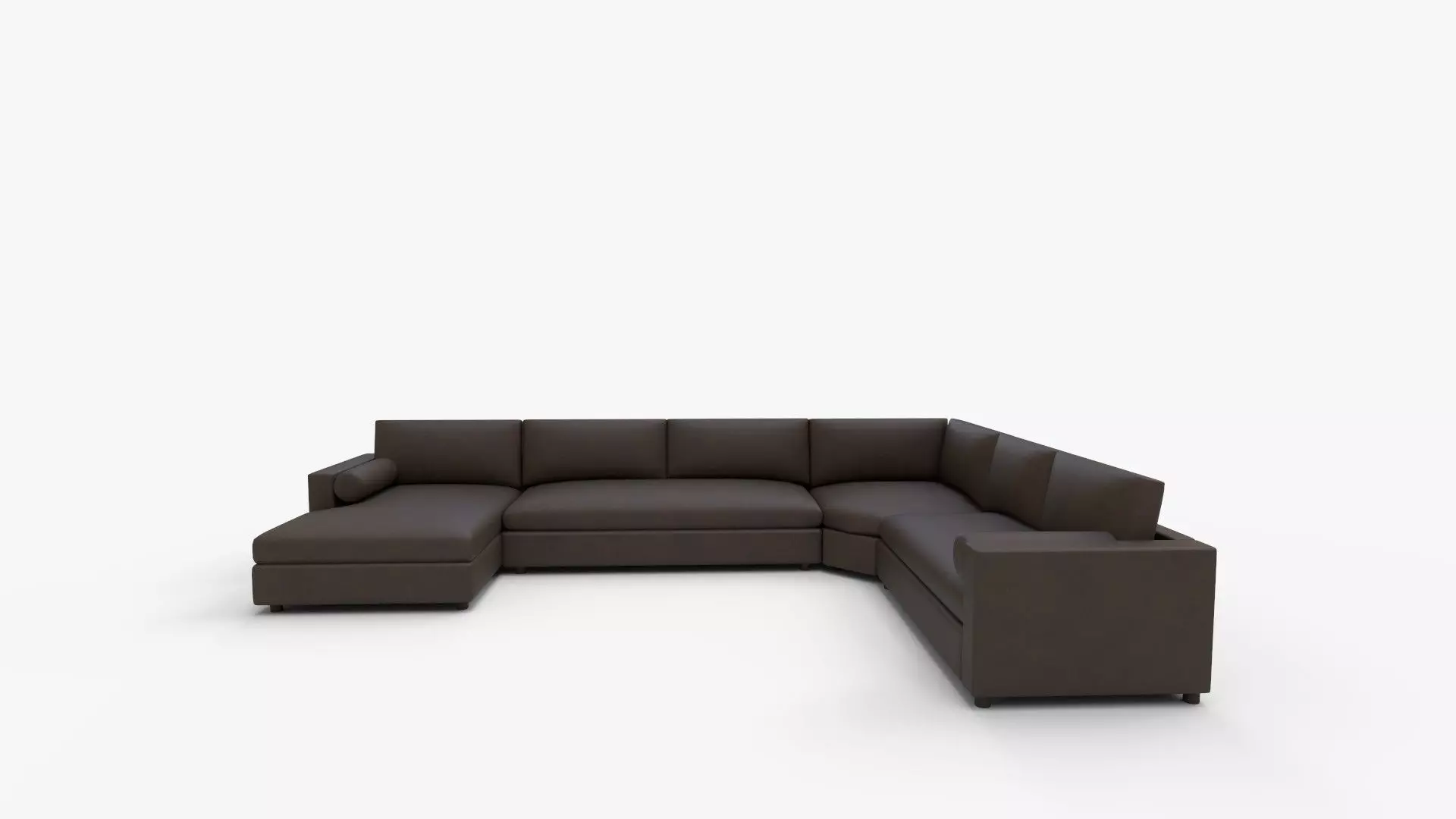 Aris Piece Left Arm Chaise Sectional Sofa with Wedge 3D model_9