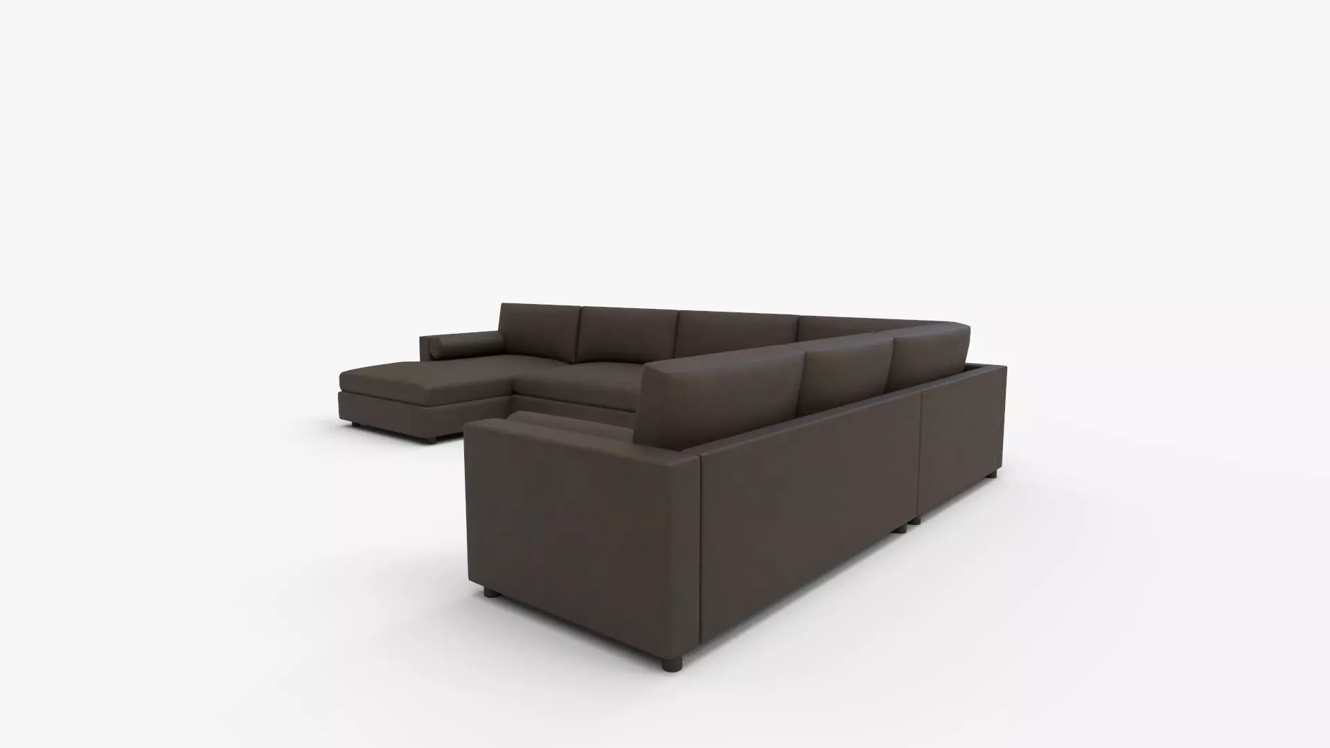 Aris Piece Left Arm Chaise Sectional Sofa with Wedge 3D model_6