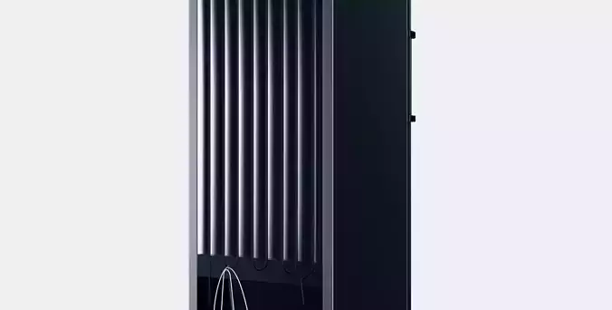 Beko RSSE415K40SN Single door refrigerator E 3D model 6