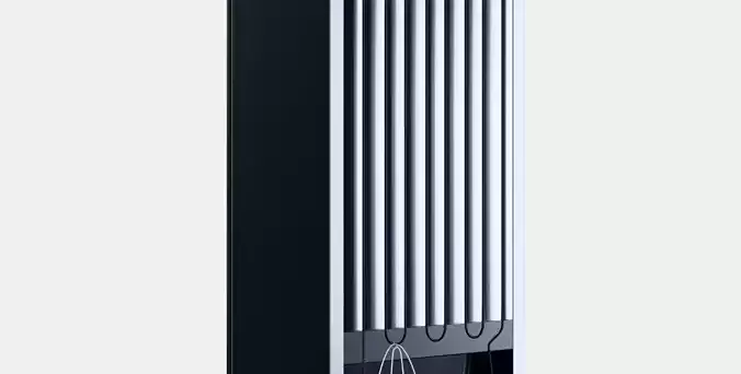 Beko RSSE415K40SN Single door refrigerator E 3D model 2