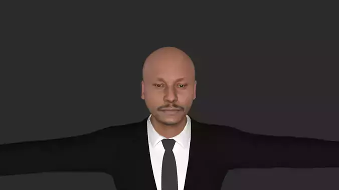 Tyrese Gibson Hyper Realistic Full Body  Rigged 3D Character