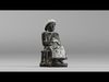 001650 Seated Gudea of Lagash Ancient Sumerian Ruler 3D print model_1