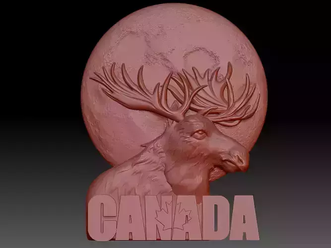 Canada 3D print model