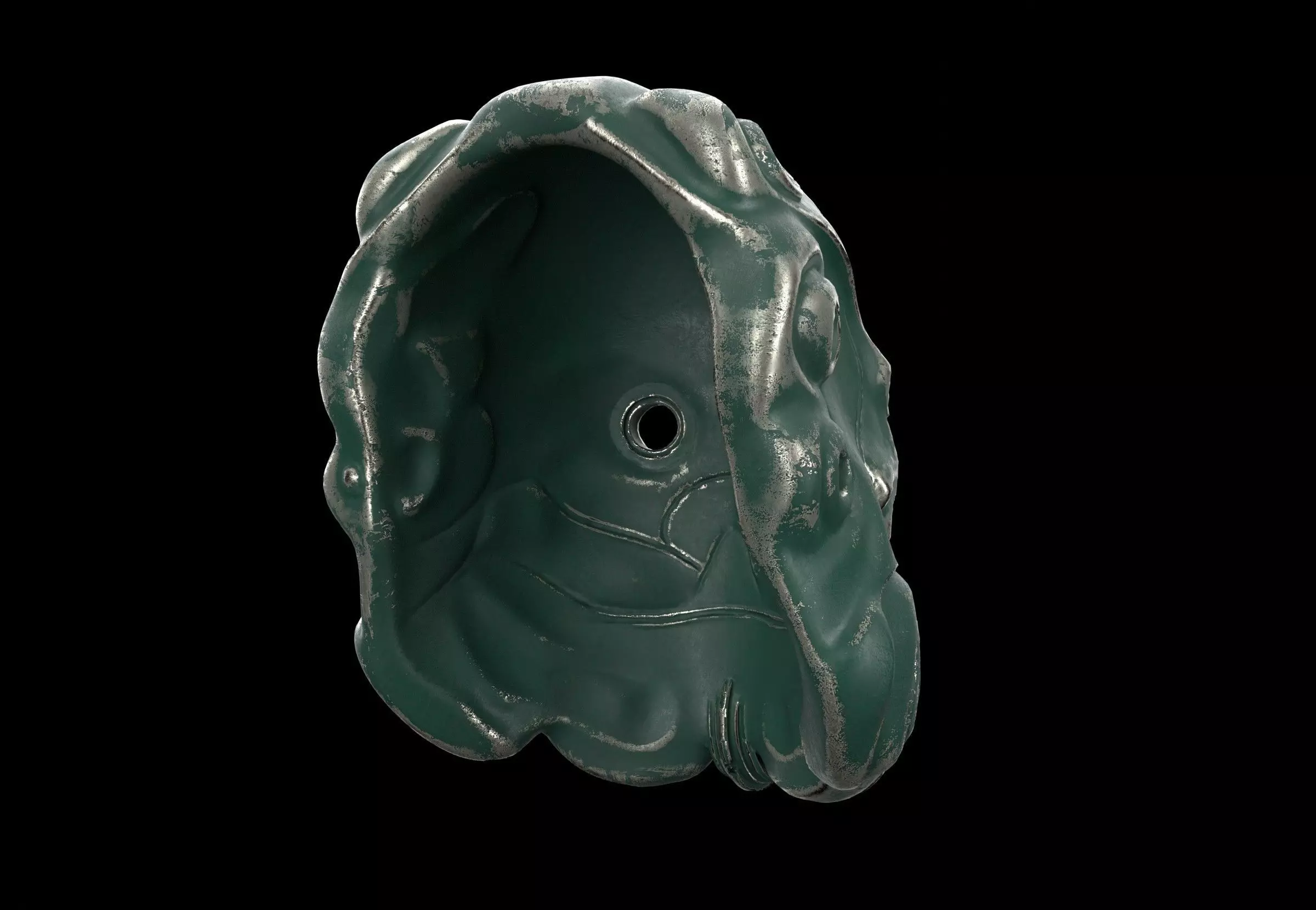 scifi mask 3D model_3