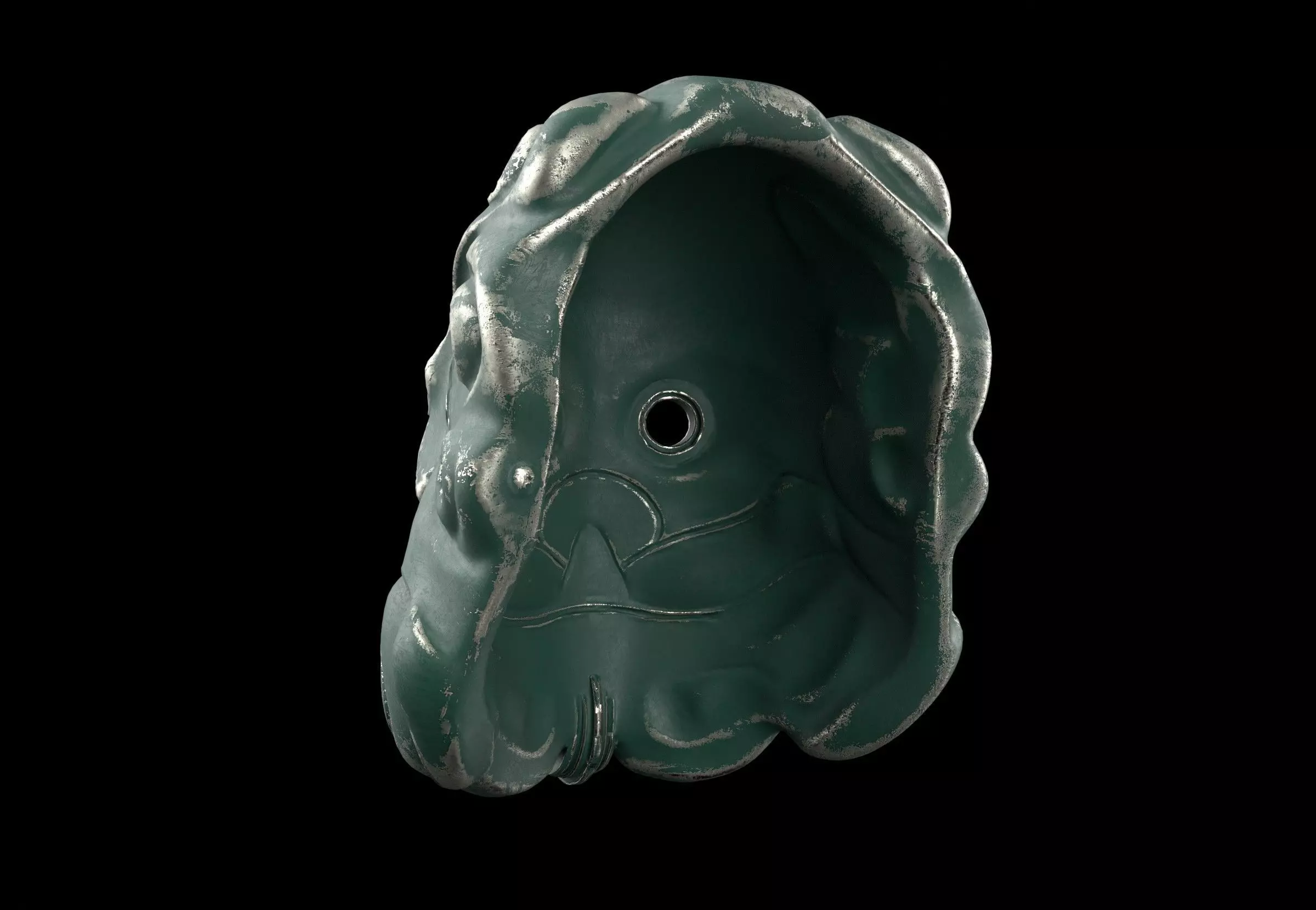 scifi mask 3D model_2